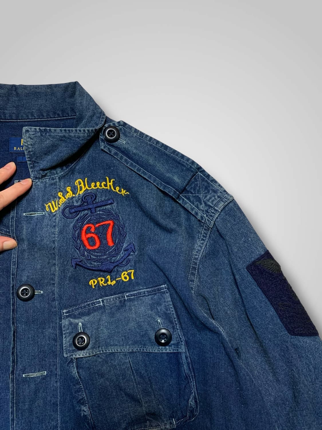 [M/리미티드]폴로 타이거밀리터리와펜 퍼티그 자켓 상품이미지4