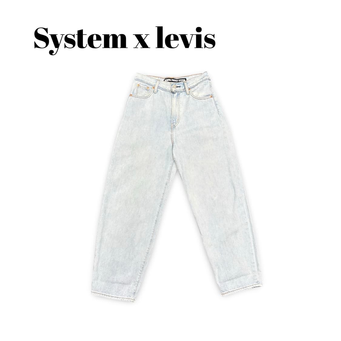 (S)SYSTEM x LEVIS 리메이크데님팬츠 상품이미지1