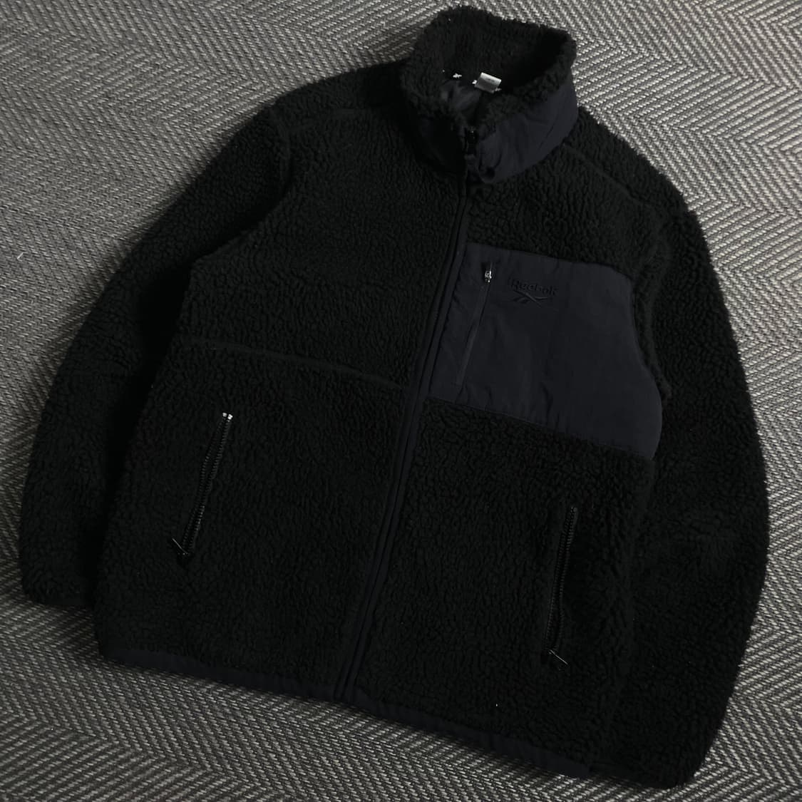 00s 리복 쉐르파 플리스 자켓 블랙 y 4436 상품이미지1