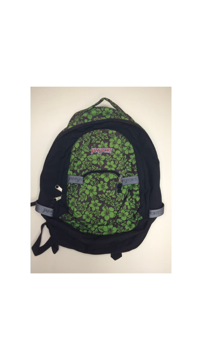 잔스포츠 90s 에스닉 플라워 그린 백팩 상품이미지2