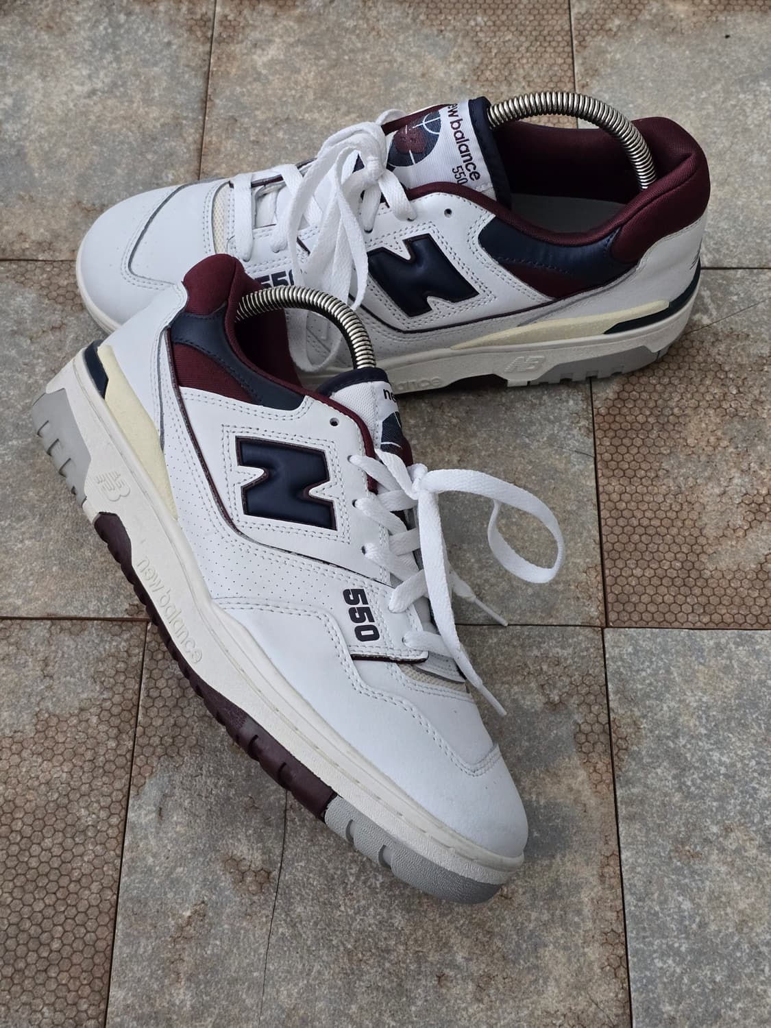 (275)뉴발란스 550 화이트 네이비 상품이미지7