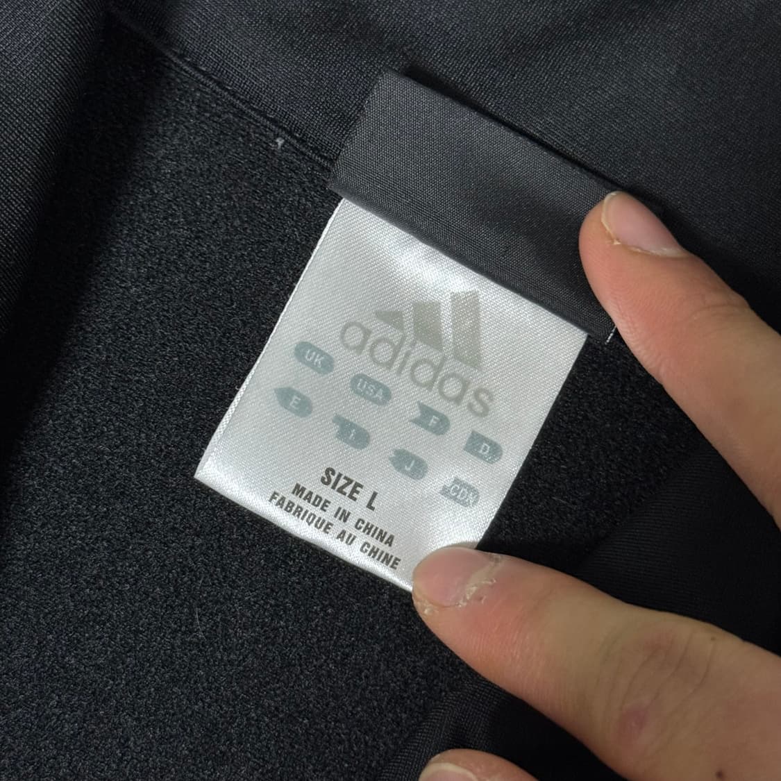 아디다스 블랙 져지 L 상품이미지6