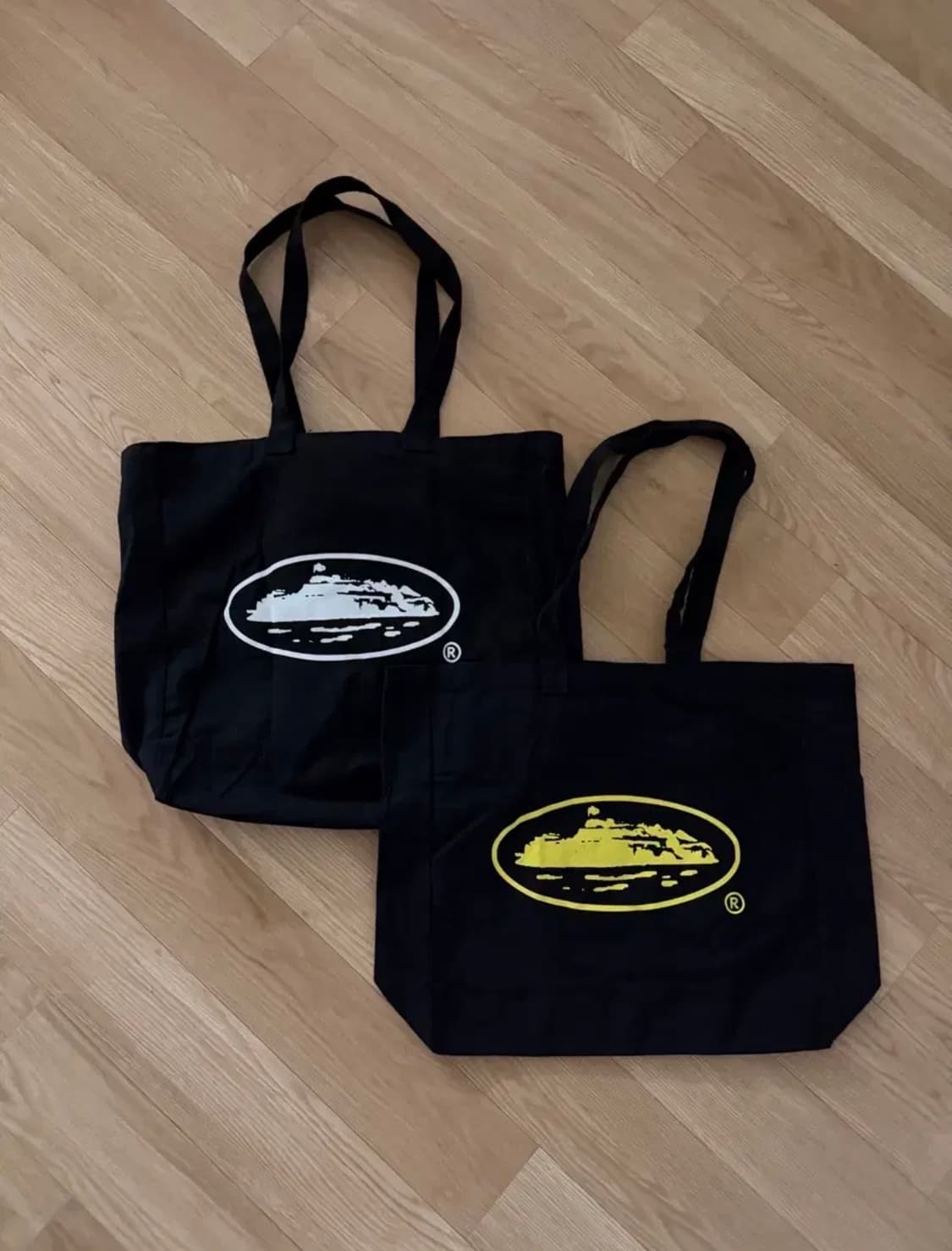 Crtz 코르테이즈 corteiz 캔버스 토트백 옐로우 상품이미지1