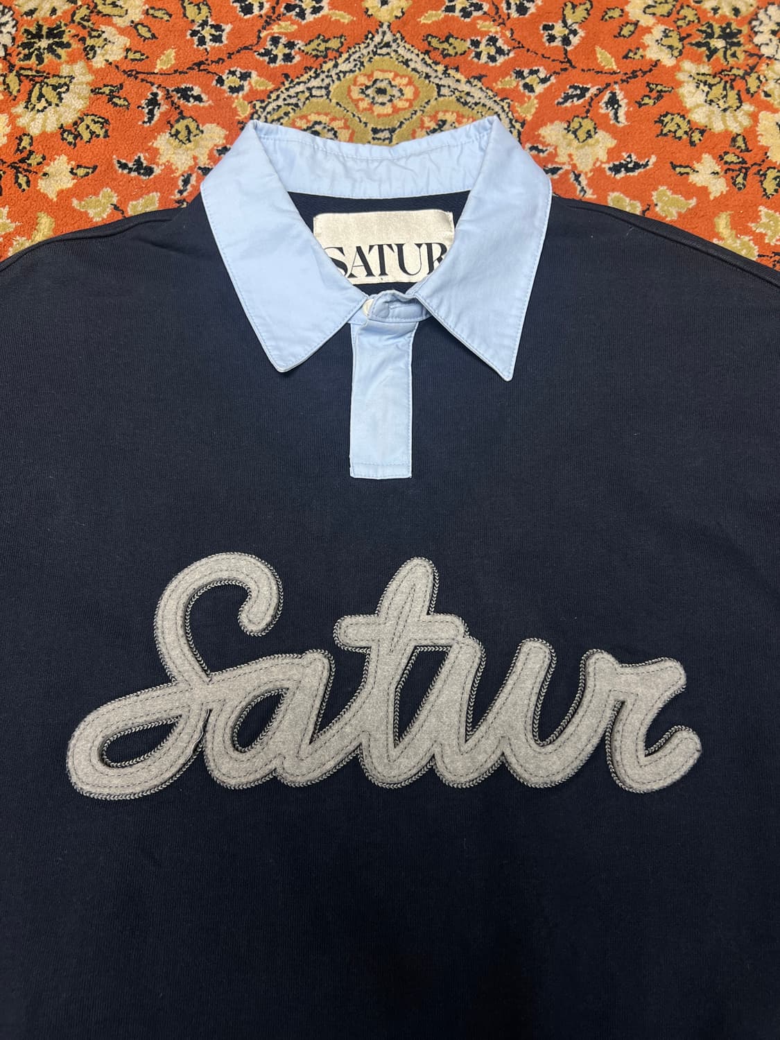 [L] 세터 맨투맨 셔츠 네이비 상품이미지2