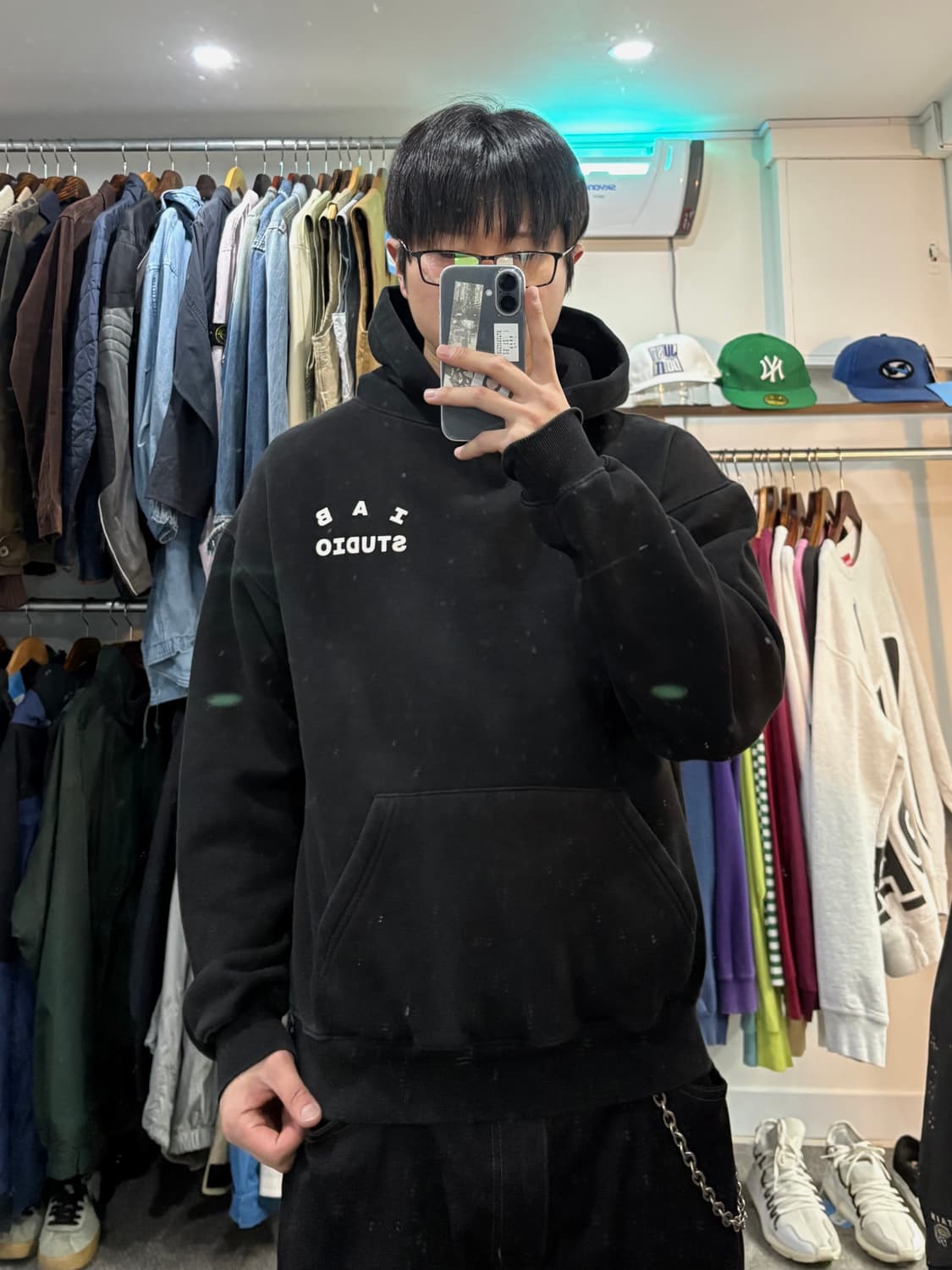 아이앱스튜디오 후드 블랙 상품이미지8