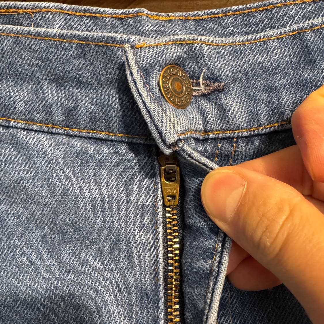 80s Levis Orange Tap Denim Made in USA 상품이미지6