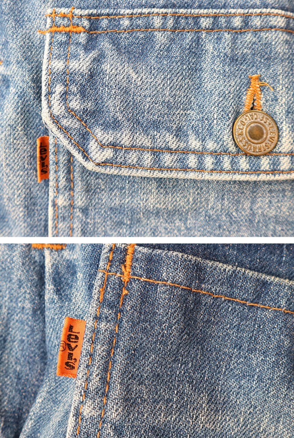 일본판 80S LEVIS 리바이스 70502-0217 오랜지텝 빈티지  상품이미지3