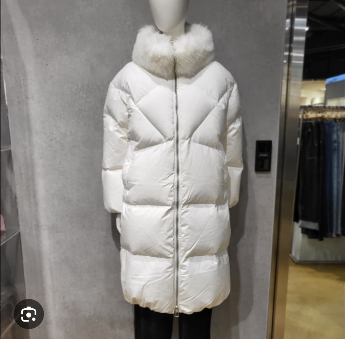 JUCY JUDY 2022 폭스 퍼 카라 덕다운 패딩  85사이즈 상품이미지1