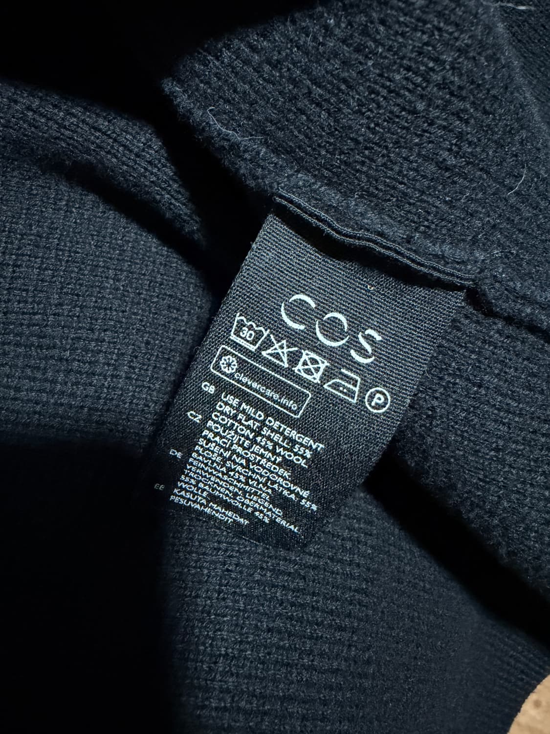 cos 가디건 블랙 L사이즈 상품이미지4