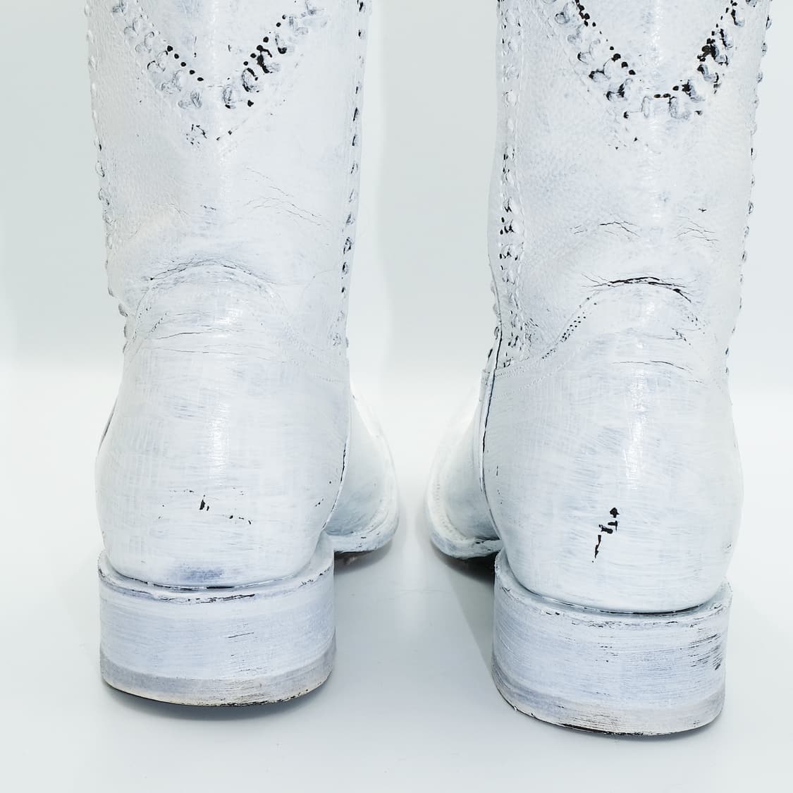 루델(RUDEL) 핸드 페인팅 웨스턴 레더 부츠 6.5E(255) BT 상품이미지8