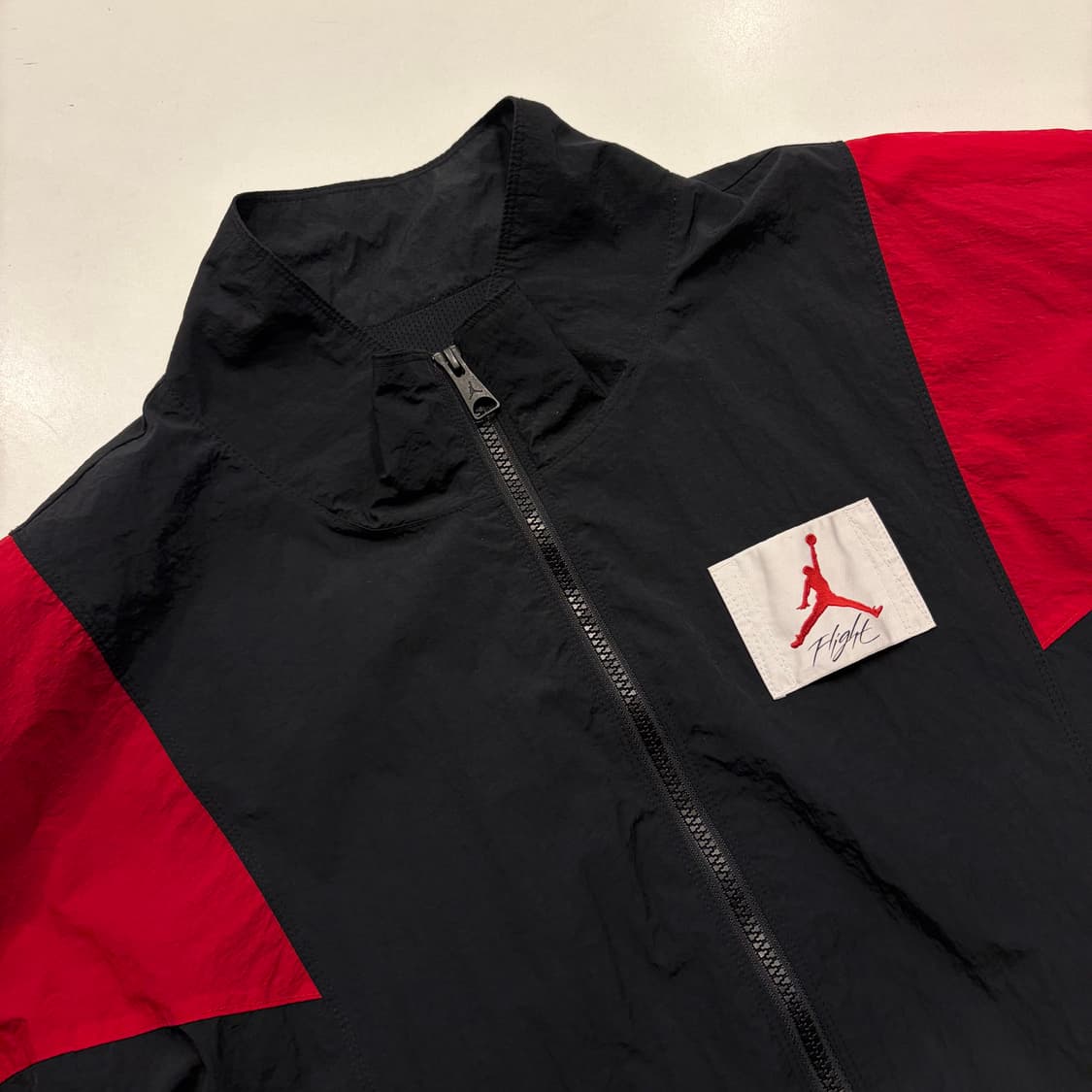 [XL] 조던 우븐 플라이트 블랙/레드 바람막이 자켓 D22 상품이미지3