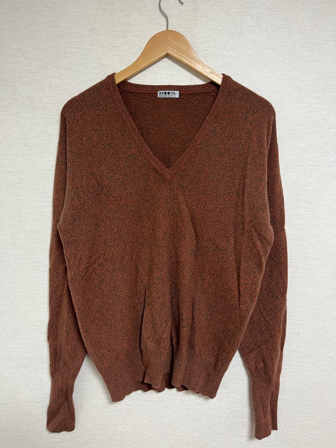 PRGR 100% 캐시미어 브이넥 니트 상품이미지1