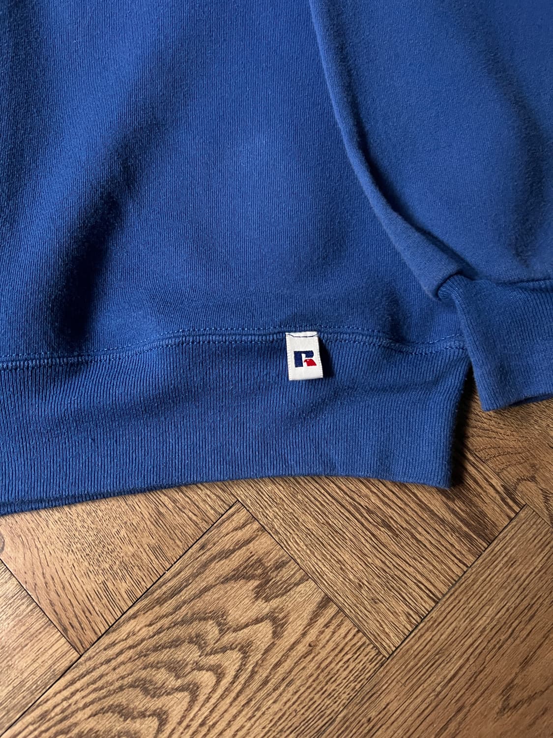 [L]00's Russell USA 러셀 블루 플레인 스웻셔츠 상품이미지4