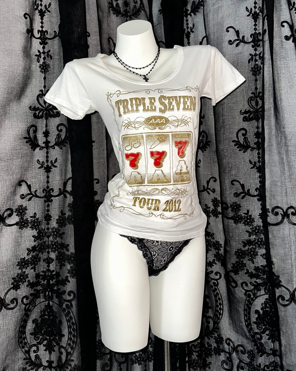 kitch white short-sleeve 상품이미지1