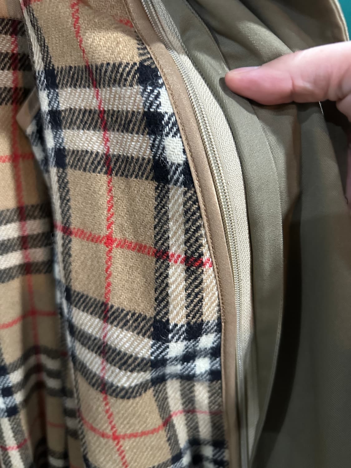 버버리 매장판 내피풀세트 롱 더블트렌치코트 카키100사이즈 상품이미지7