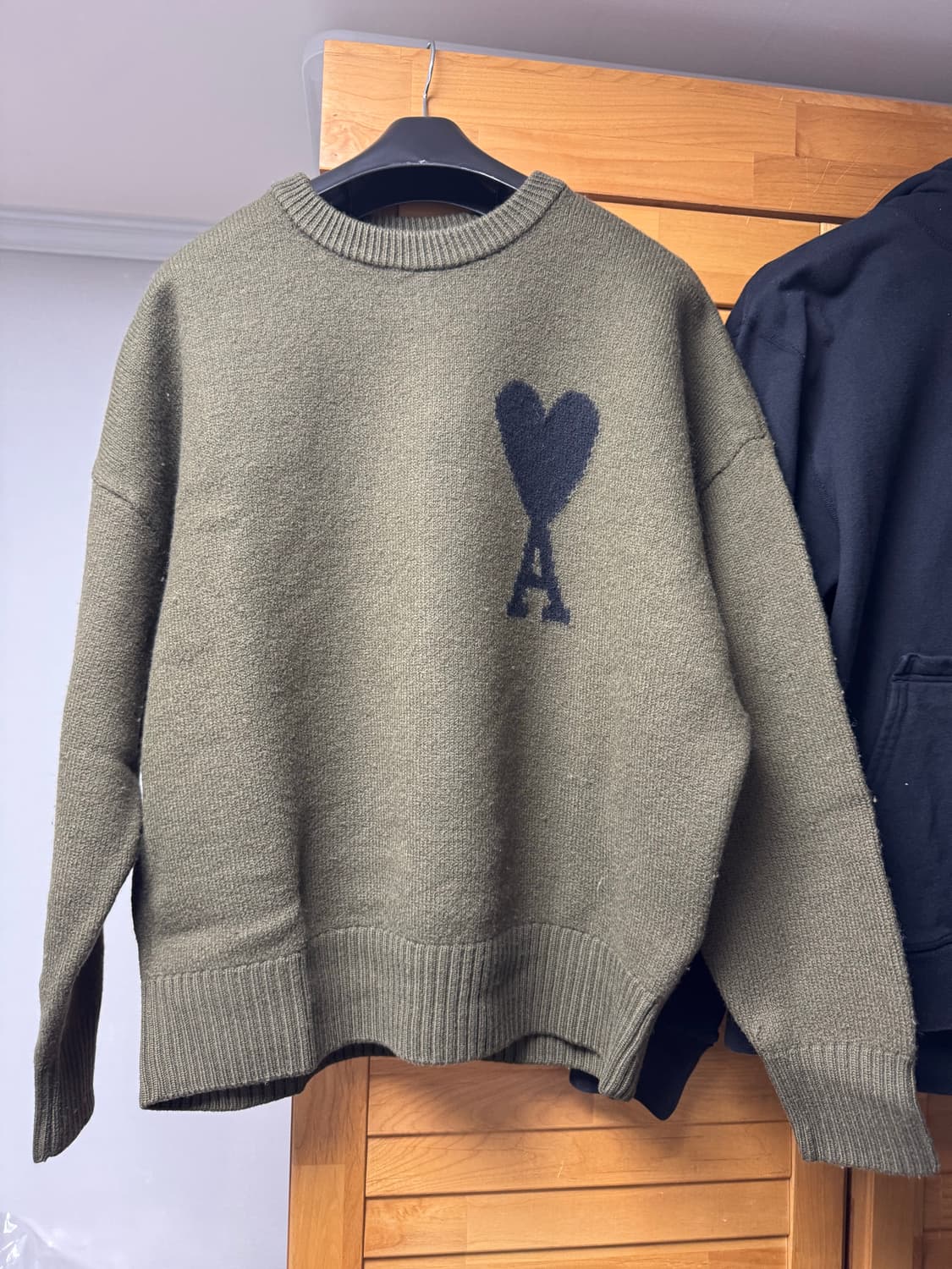 아미 안타르시아 니트 올리브 카키 M 상품이미지1