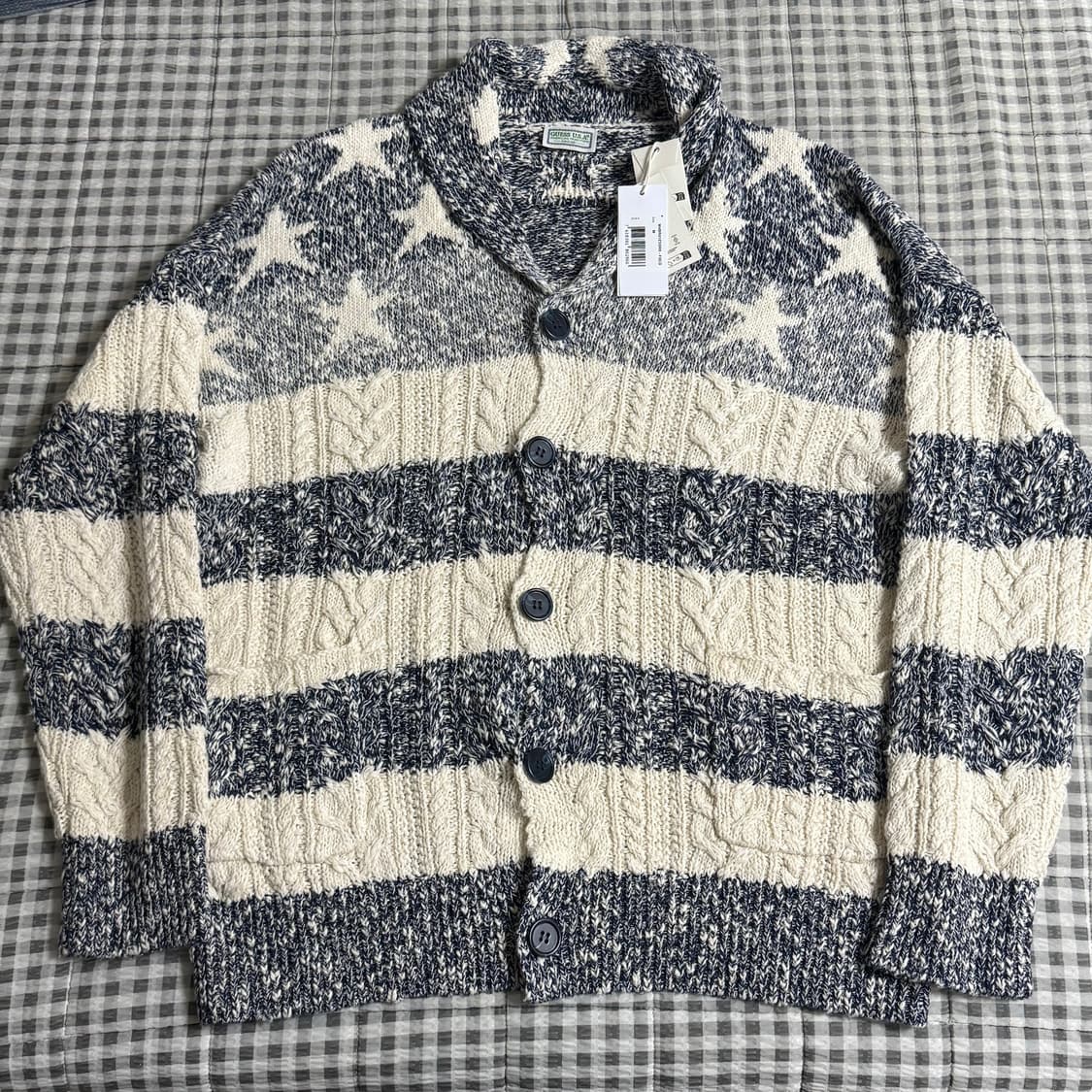 (M) GUESS USA 게스 아메리칸 케이블 니트 가디건 상품이미지1