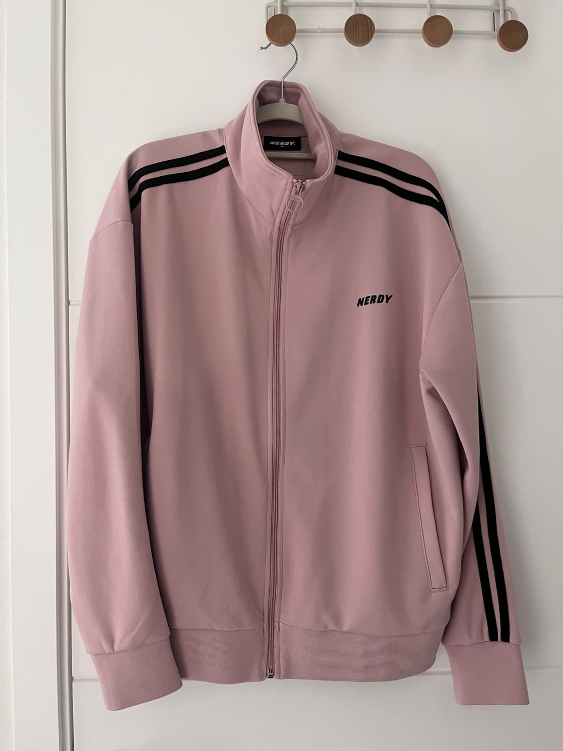 널디 엔와이 핑크 트랙탑 M 상품이미지1