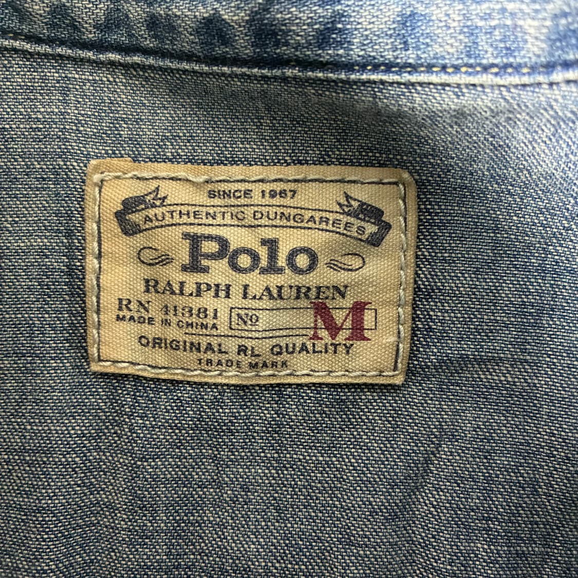 Polo  폴로 랄프로렌 데님 웨스턴 셔츠 상품이미지4