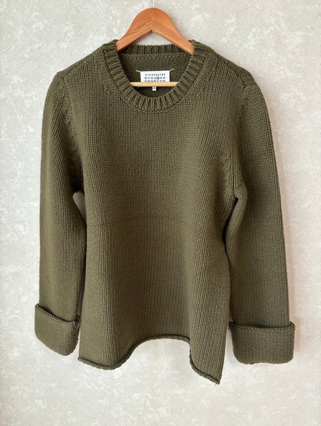 마르지엘라 지퍼슬리브 니트 스웨터 상품이미지7