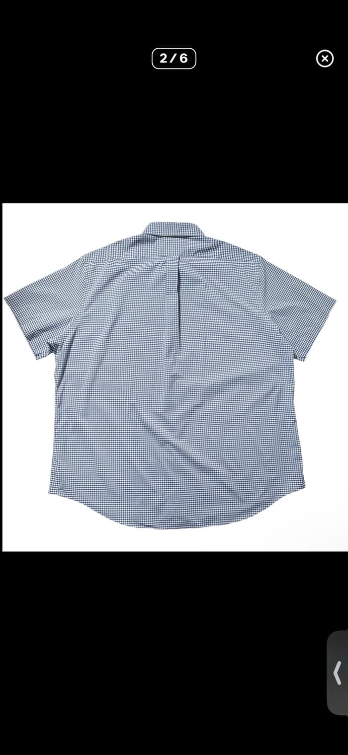 폴로 랄프로렌 클래식핏 깅엄 체크 반팔 셔츠 상품이미지2