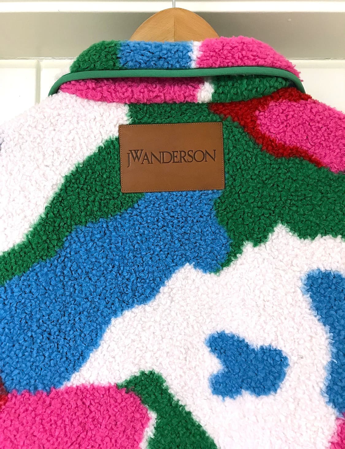 @새상품@ JW앤더슨 오버사이즈 플리스 자켓 멀티컬러 상품이미지8