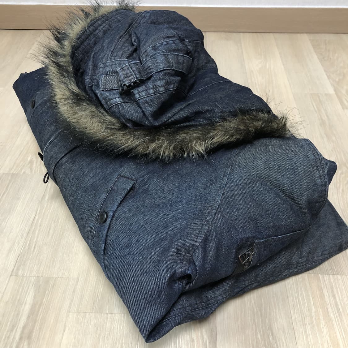 (M) 00's 폴로 랄프로렌 폴로 진스 헤비 덕다운 N3B 봄버 자켓 상품이미지10