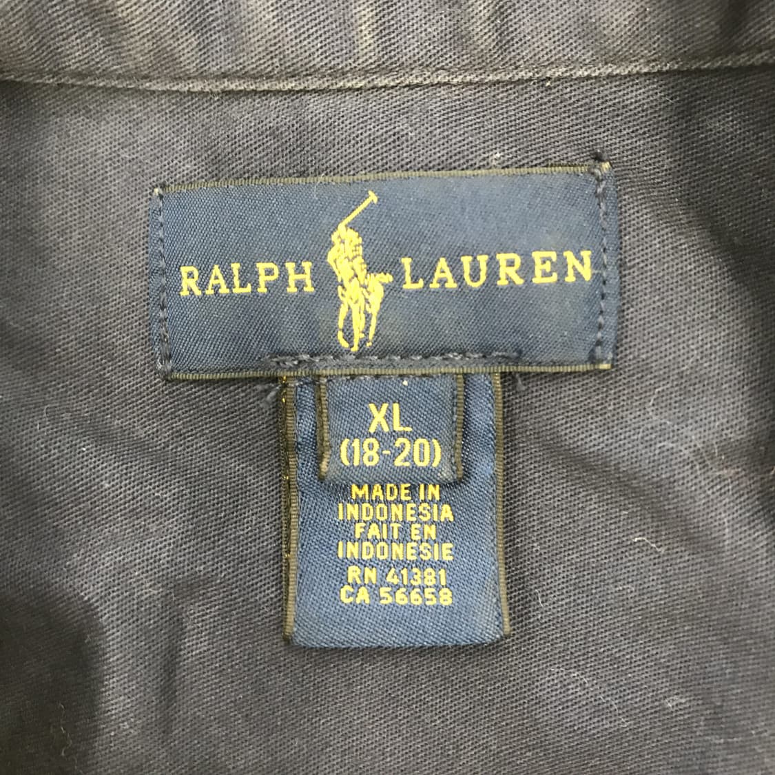 폴로 랄프로렌 네이비 셔츠 [18-20,95가능] 상품이미지4