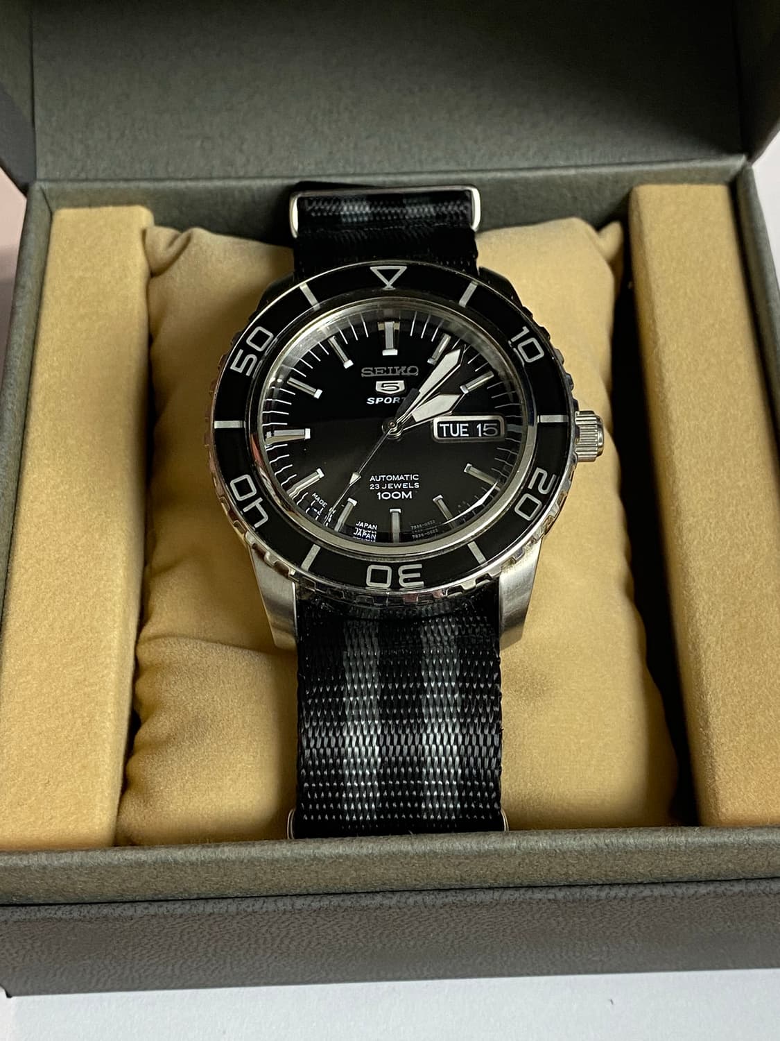 seiko 5 sports 블랑팡(모델명 snzh55jc) 준민트 상품이미지4