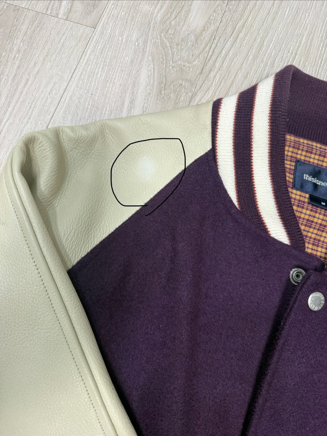 디스이즈네버댓 바시티자켓 상품이미지5