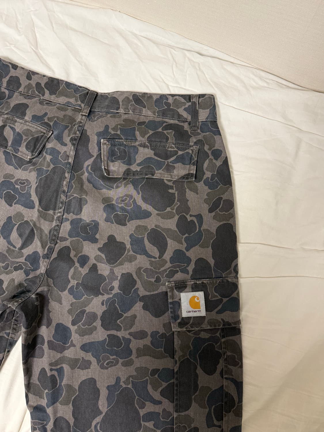 칼하트 WIP 콜 카고 팬츠 카모 덕 그레이 상품이미지5