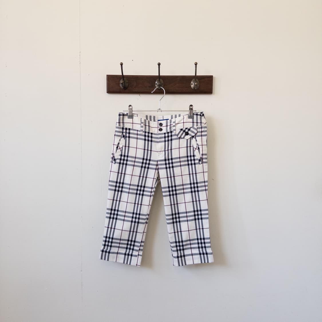 버버리 노바체크 코튼 팬츠 상품이미지4