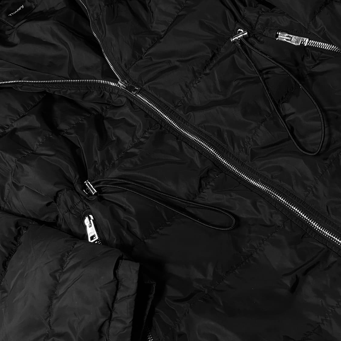 띠어리 드로우스트링 구스 롱 패딩 상품이미지3