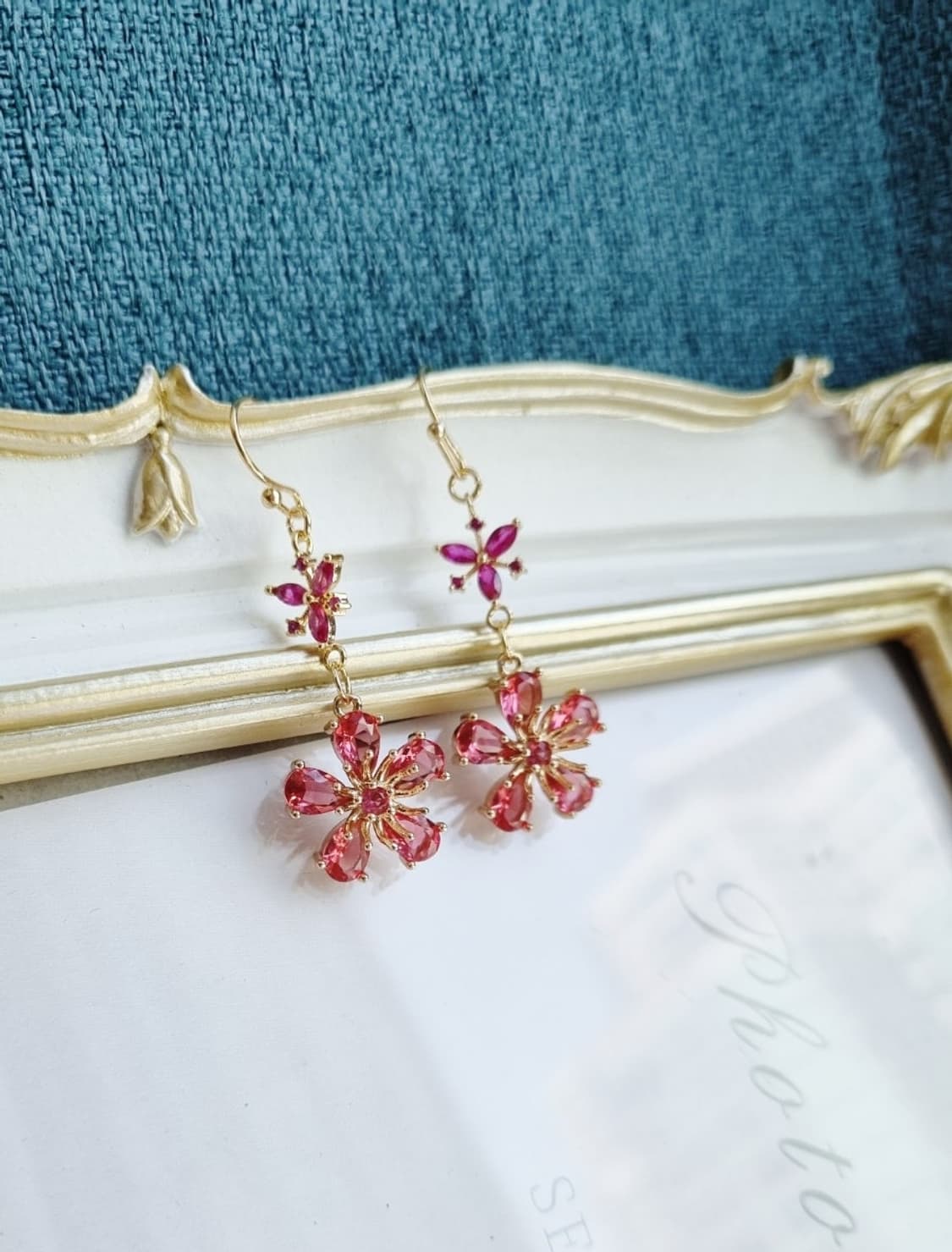 핸드메이드 꽃귀걸이 상품이미지4