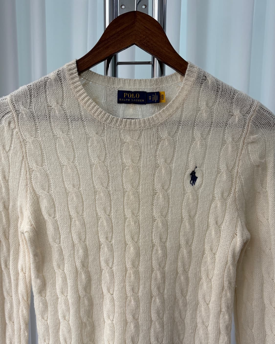 [XS]폴로 랄프로렌 캐시미어 혼방 케이블 니트 상품이미지5