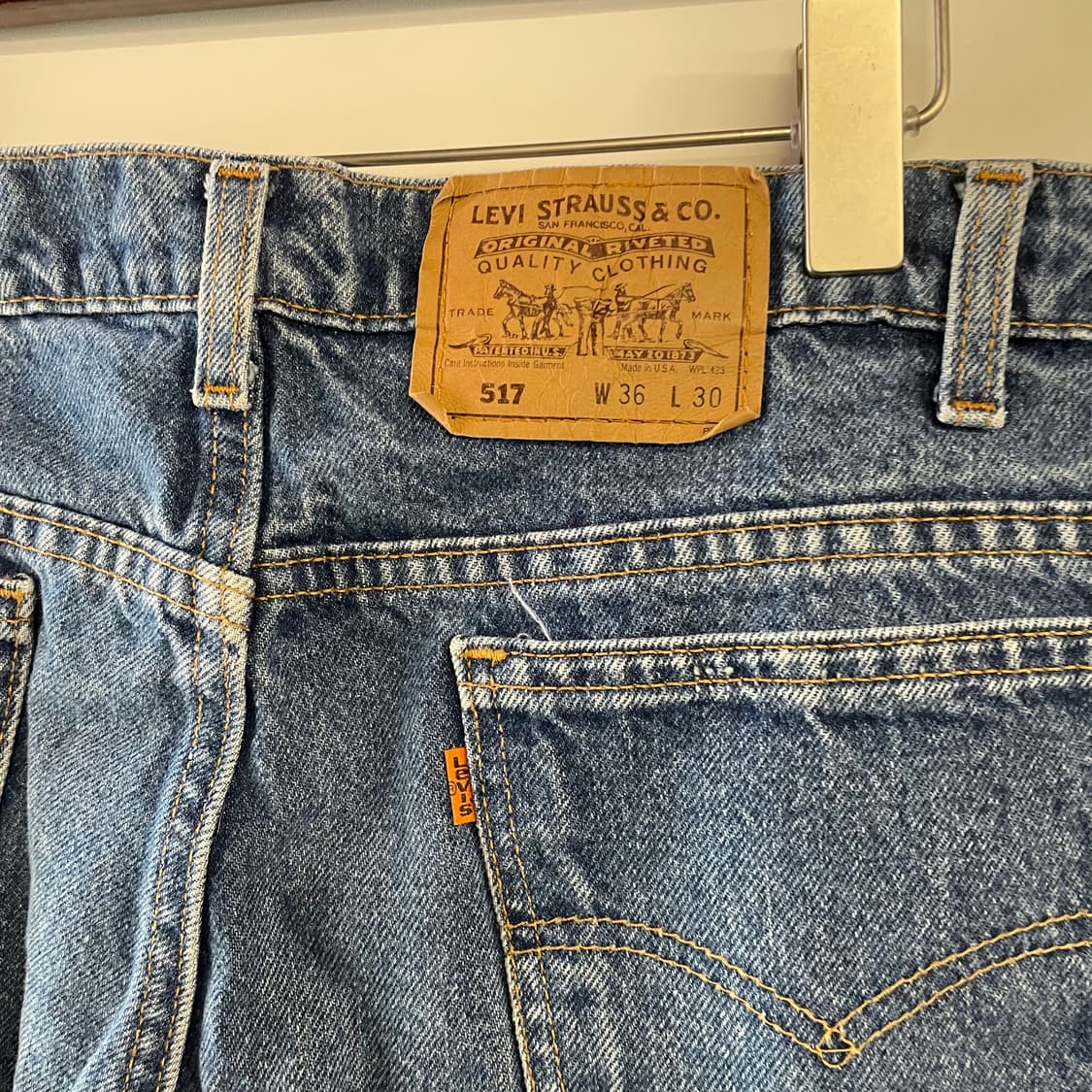90s 리바이스 517 부츠컷 데님팬츠 USA 상품이미지7