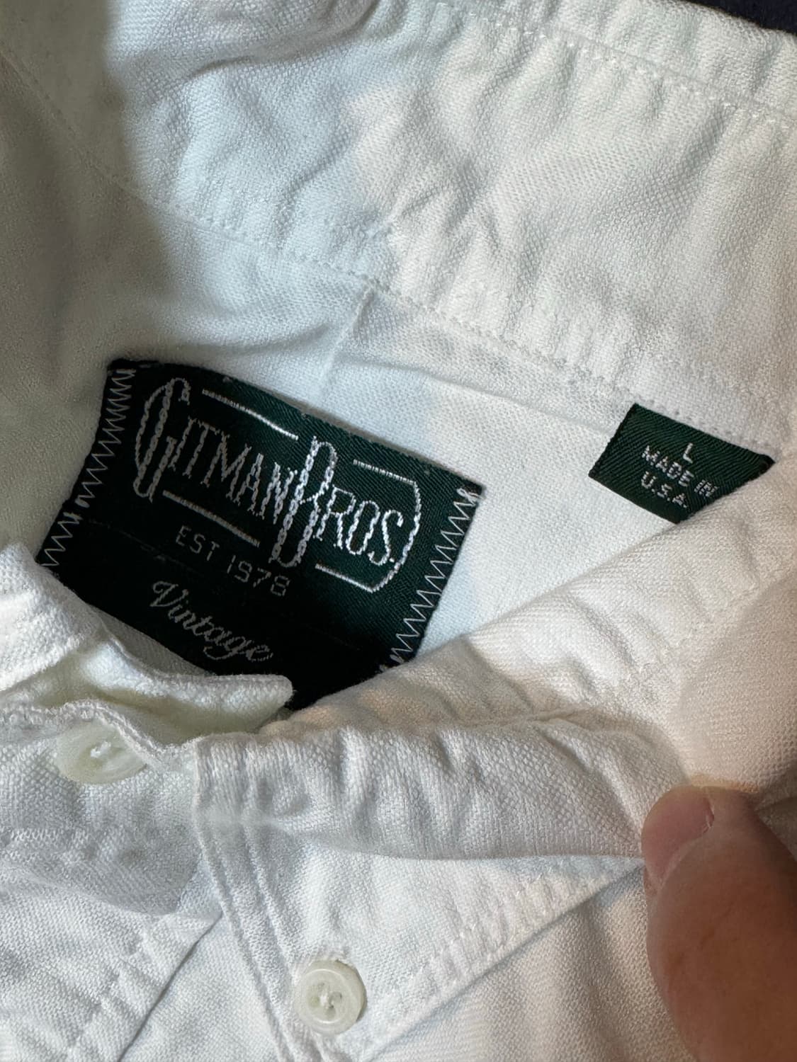 짓먼빈티지 버튼다운 셔츠  상품이미지2