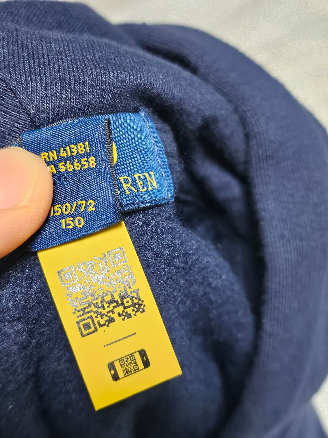 폴로 랄프로렌 후드집업 보이즈 M(가단 45) 상품이미지5