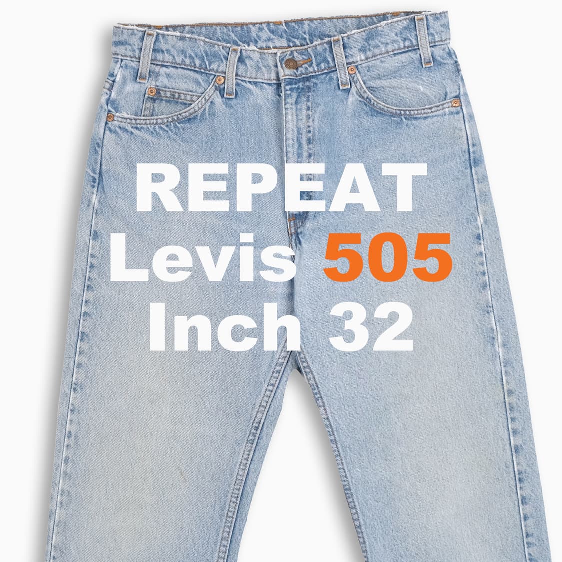 리바이스 505 오렌지탭 연청 90s 32 인치 OR50534130 상품이미지1