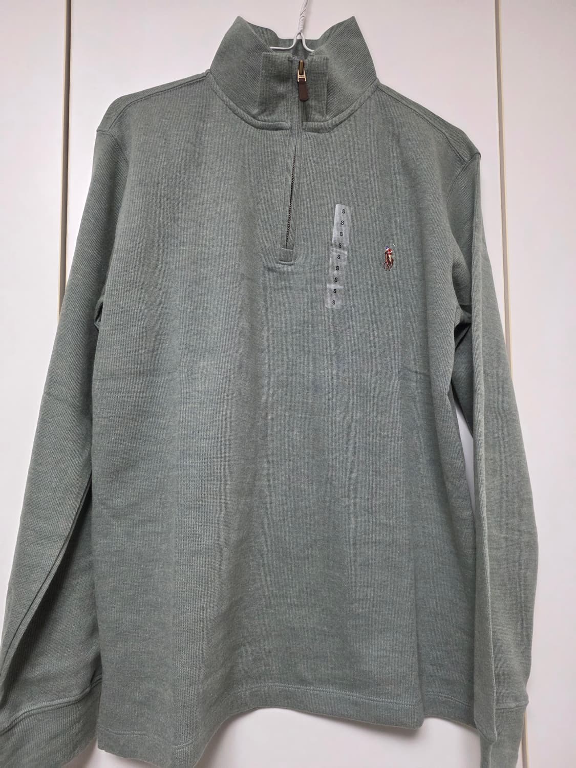 폴로 랄프로렌 하프집업 맨투맨 S 새상품 상품이미지1