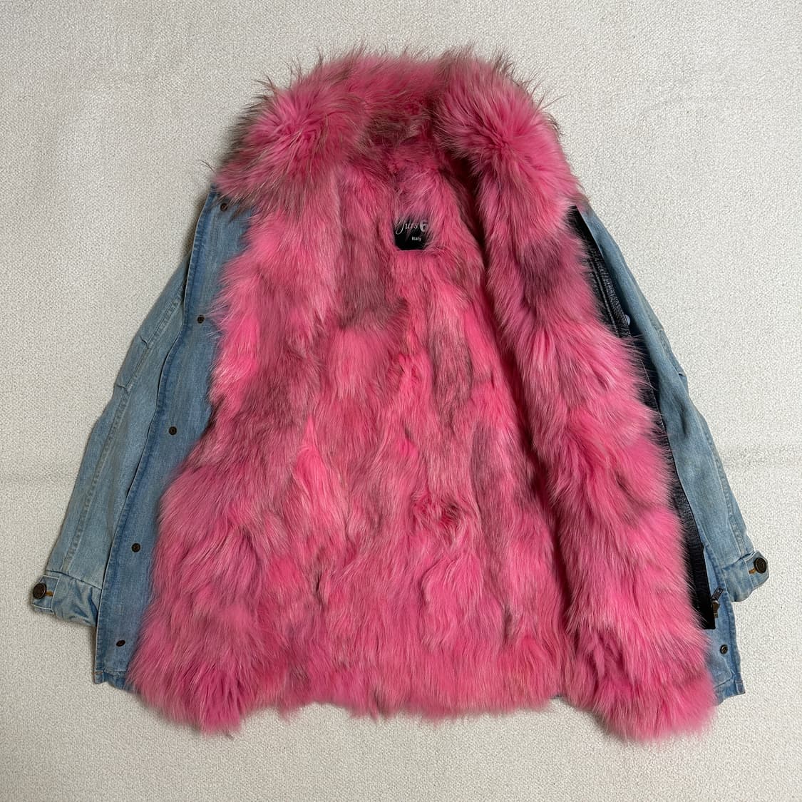 Furs66 퍼 데님 자켓 상품이미지4