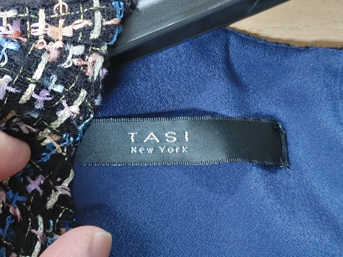 TASI NEW YORK 태시뉴욕 여성 레이어드 반팔 트위드티 상품이미지4