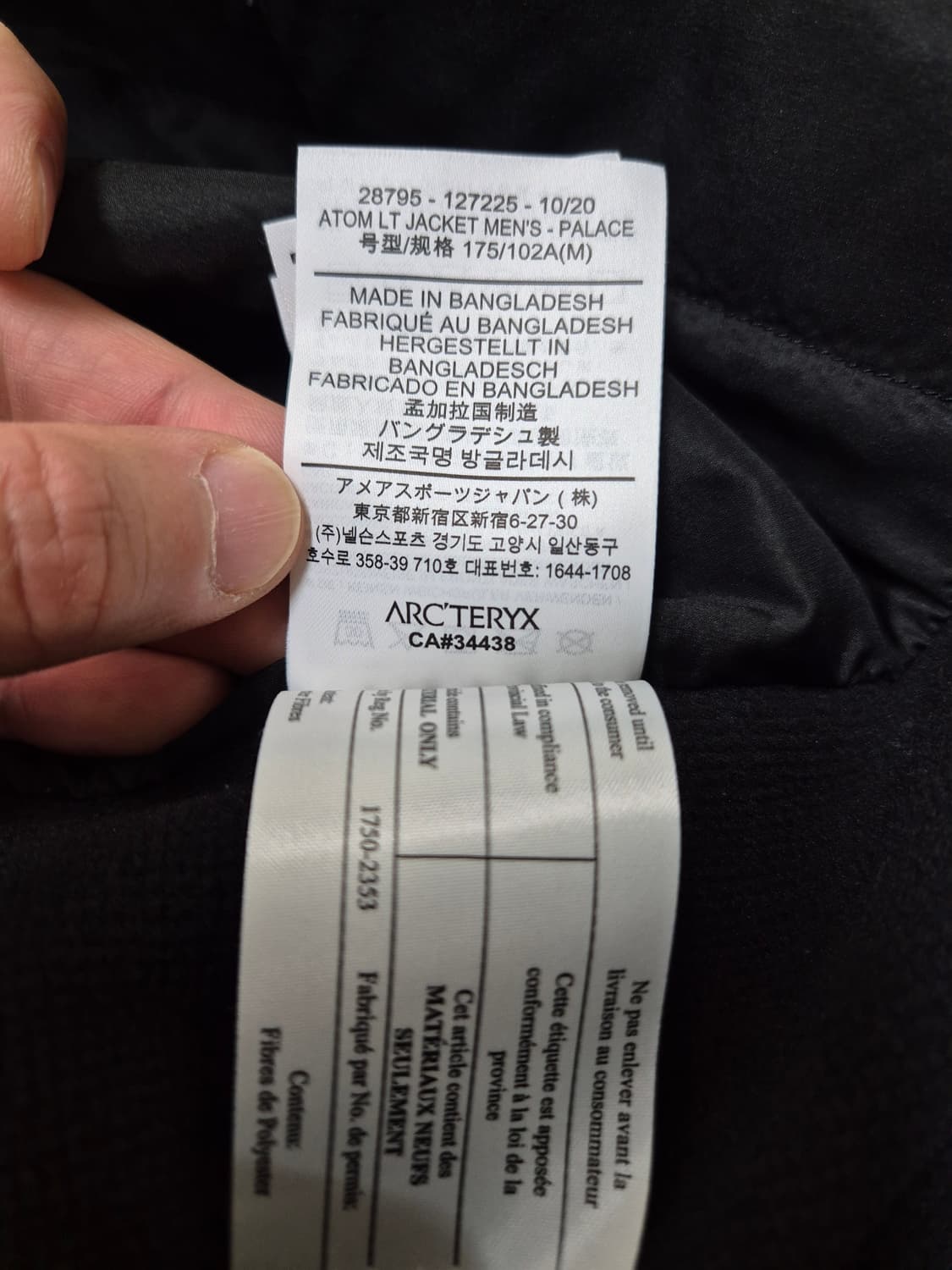 M) 아크테릭스 팔라스 아톰 Lt 자켓 상품이미지7