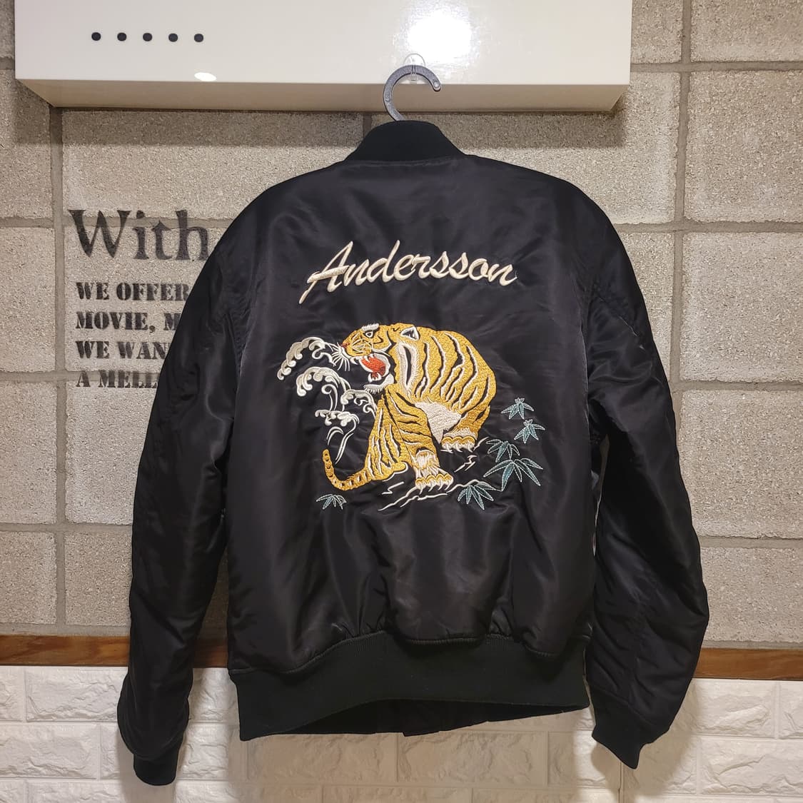 쇼트 X 앤더슨벨 타이거 MA-1 L 상품이미지2