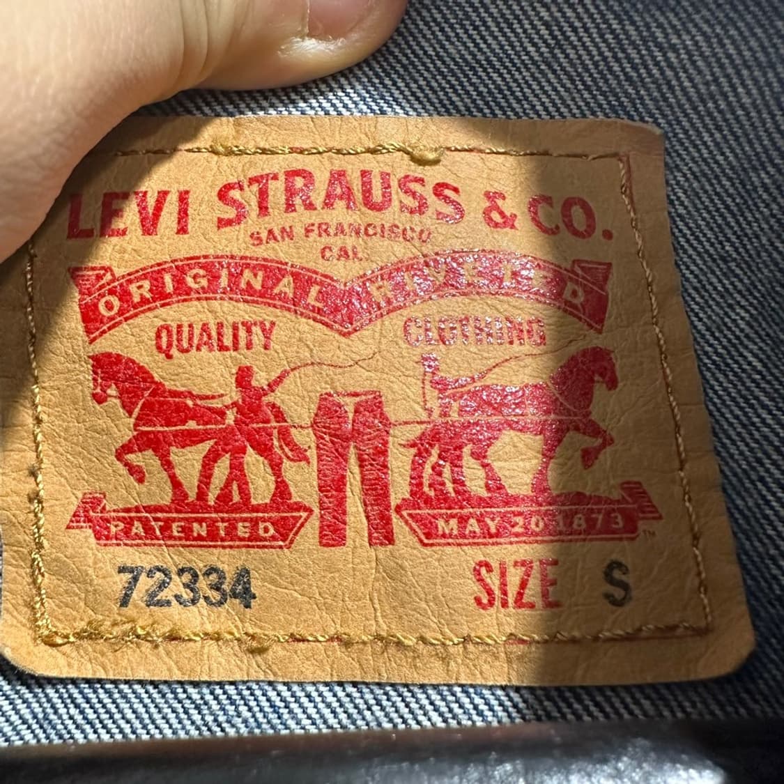 리바이스 워크 데님자켓 상품이미지5