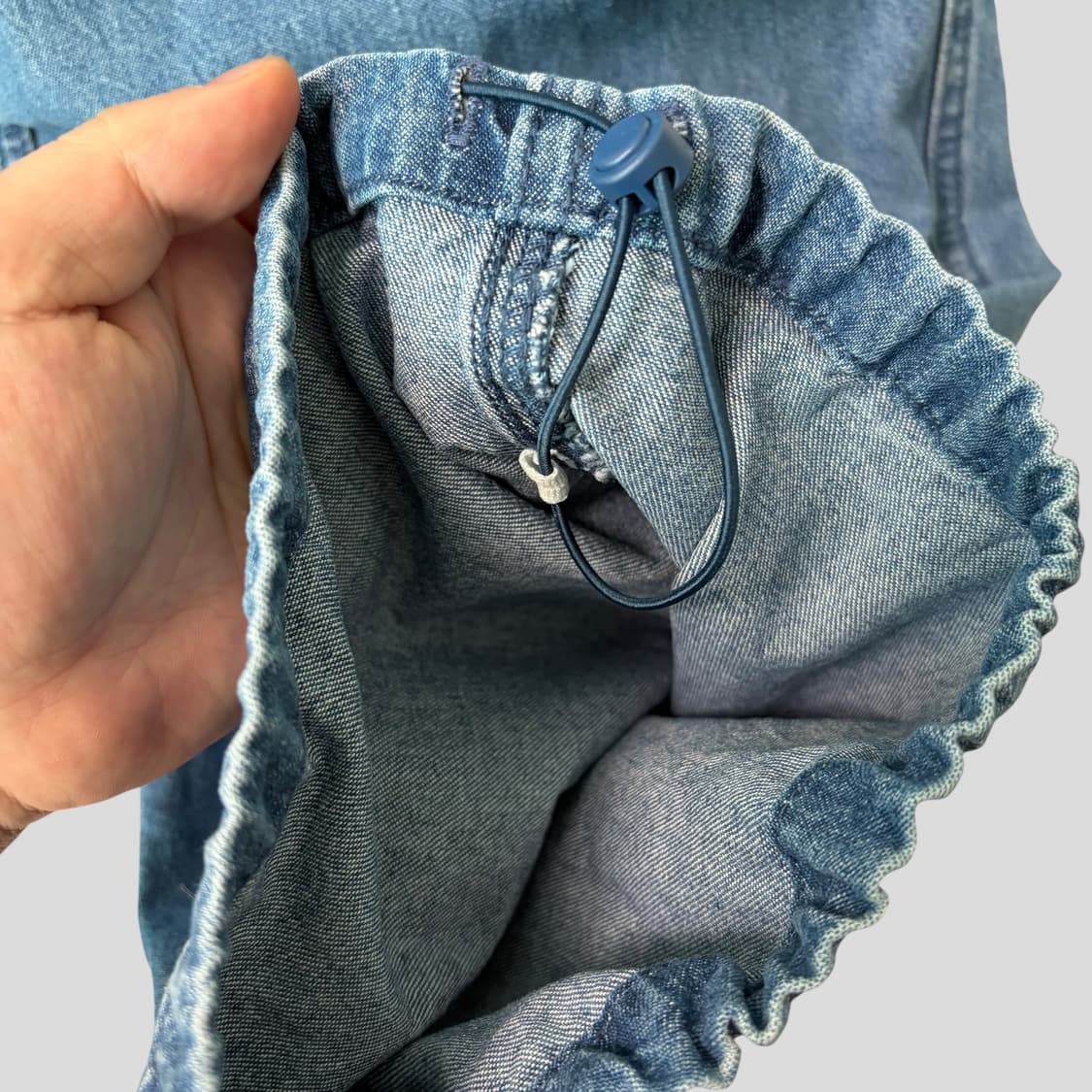 (S)GU 지유 슈퍼와이드 데님 카고팬츠 상품이미지4