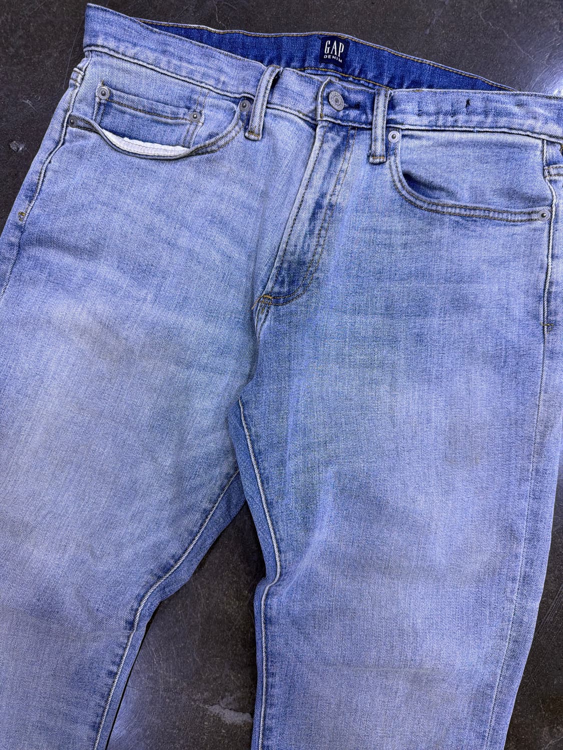 GAP 갭 빈티지 라이트 워싱 연청 슬림핏 데님팬츠 30 상품이미지3
