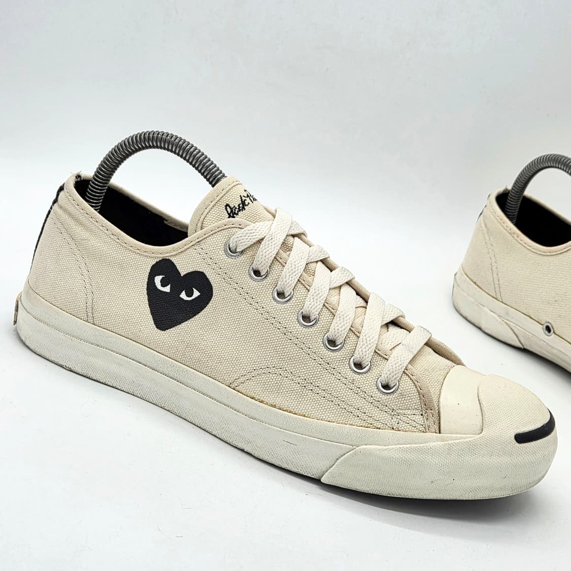  컨버스 X 꼼데가르송 플레이 잭퍼셀 화이트 (265)  상품이미지5