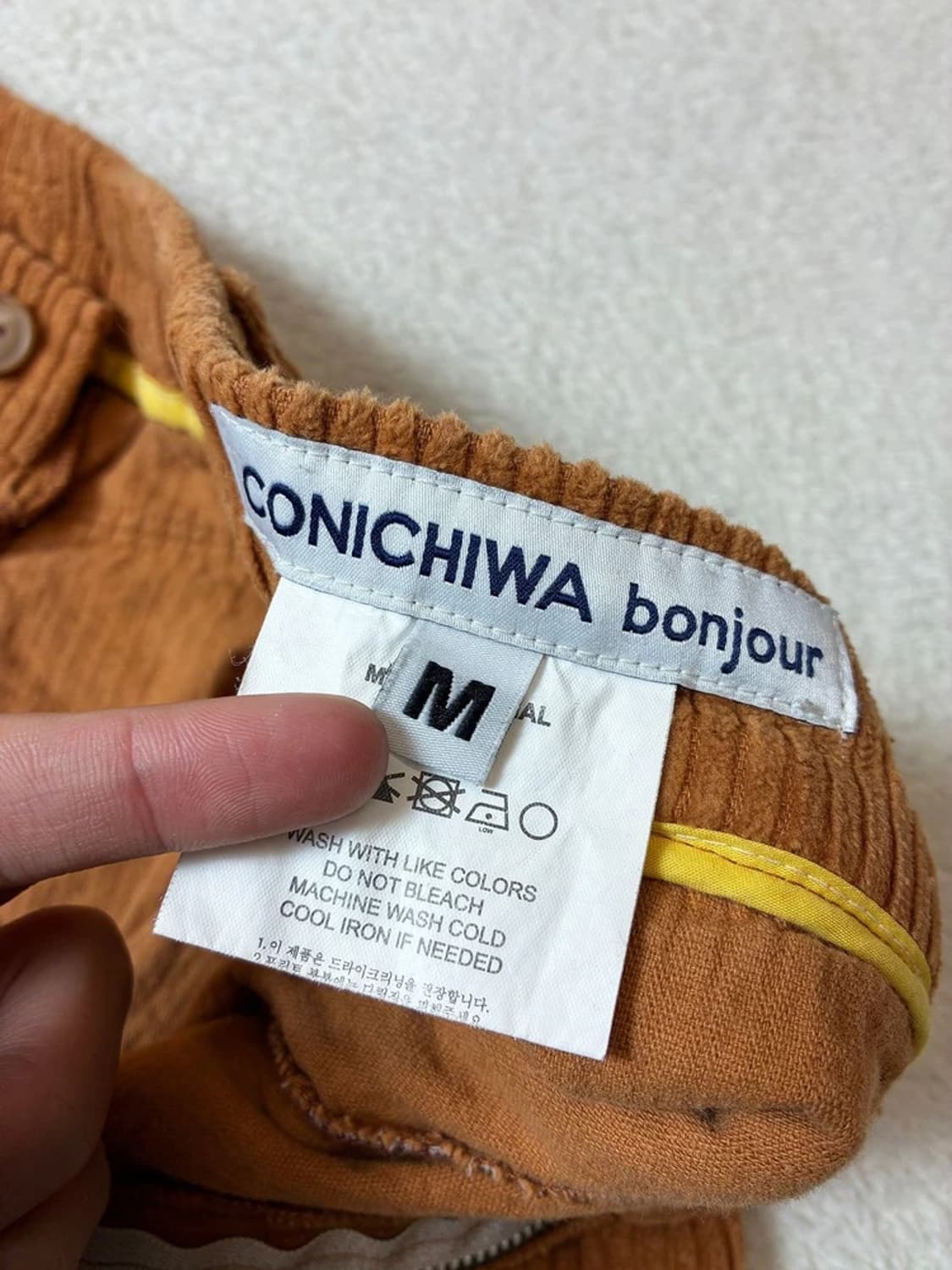 CONICHIWA BONJOUR 턱 코듀로이 세미 와이드팬츠 PN7785 상품이미지6