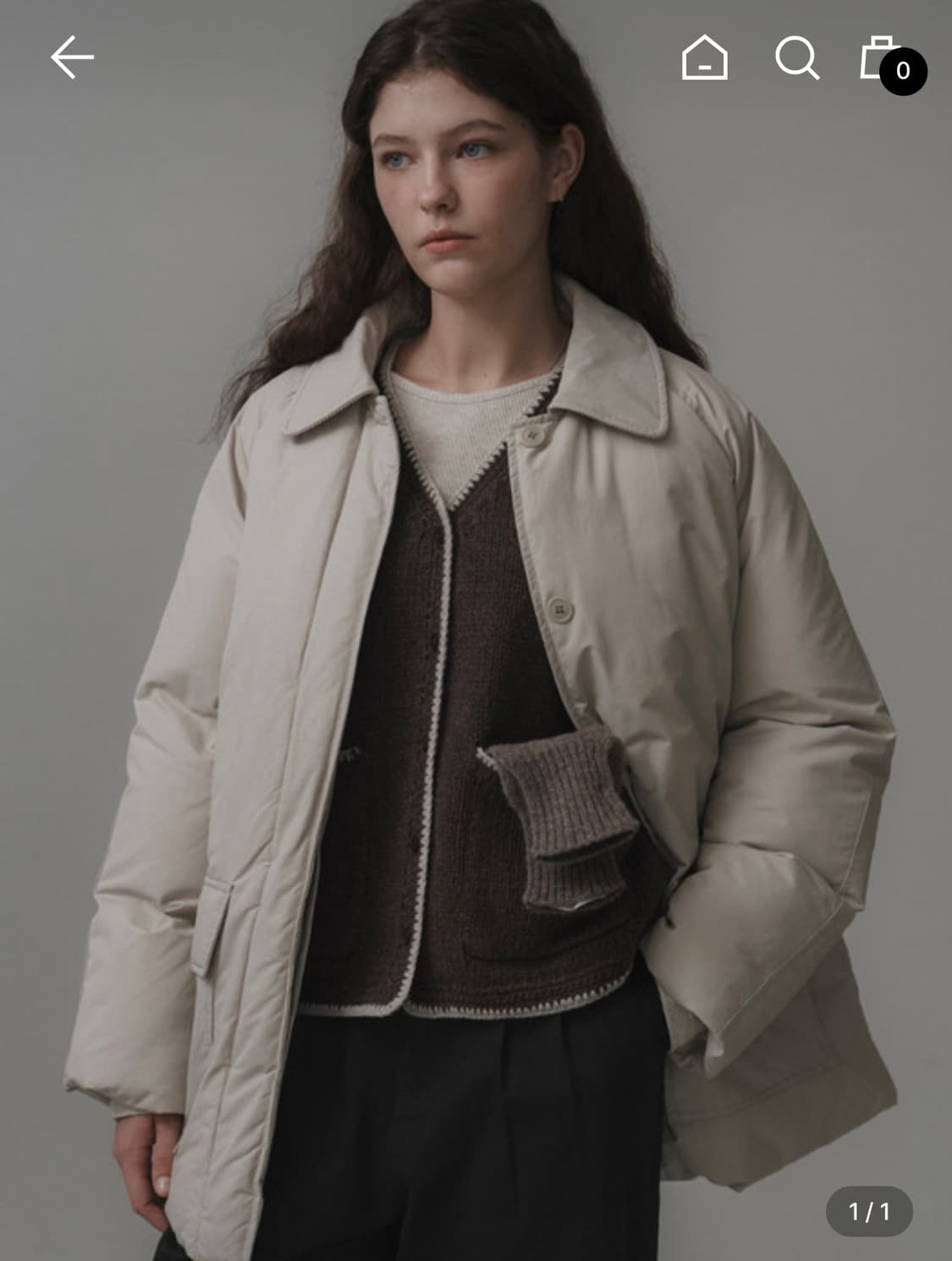 The mitten 더미튼 구스패딩 상품이미지1